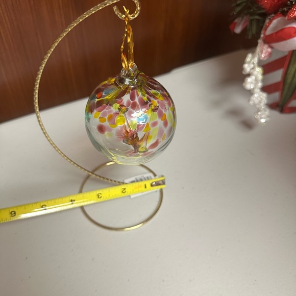 Tree of Gratitude Art Glass Ornament with Stand - Picture 5 of 15